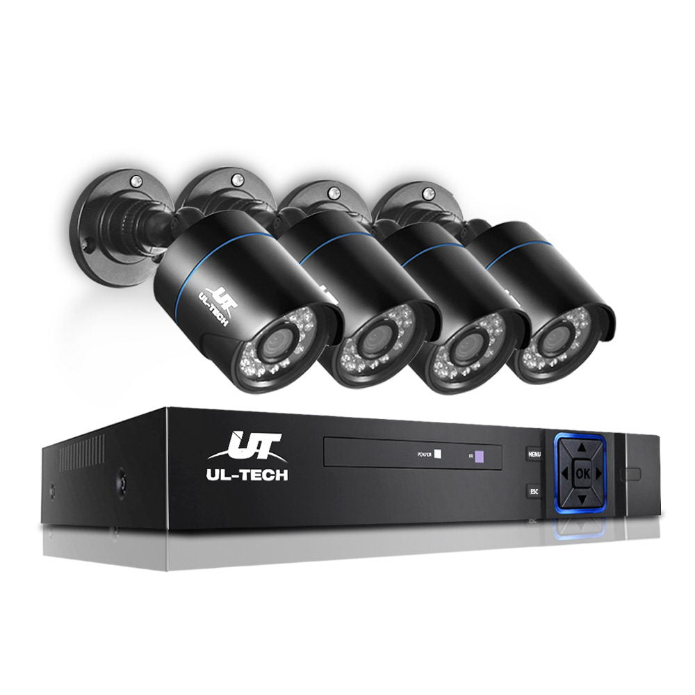 UL-Tech CCTV Security Camera System 4CH Super HD 5in1 DVR 2560 x 1920