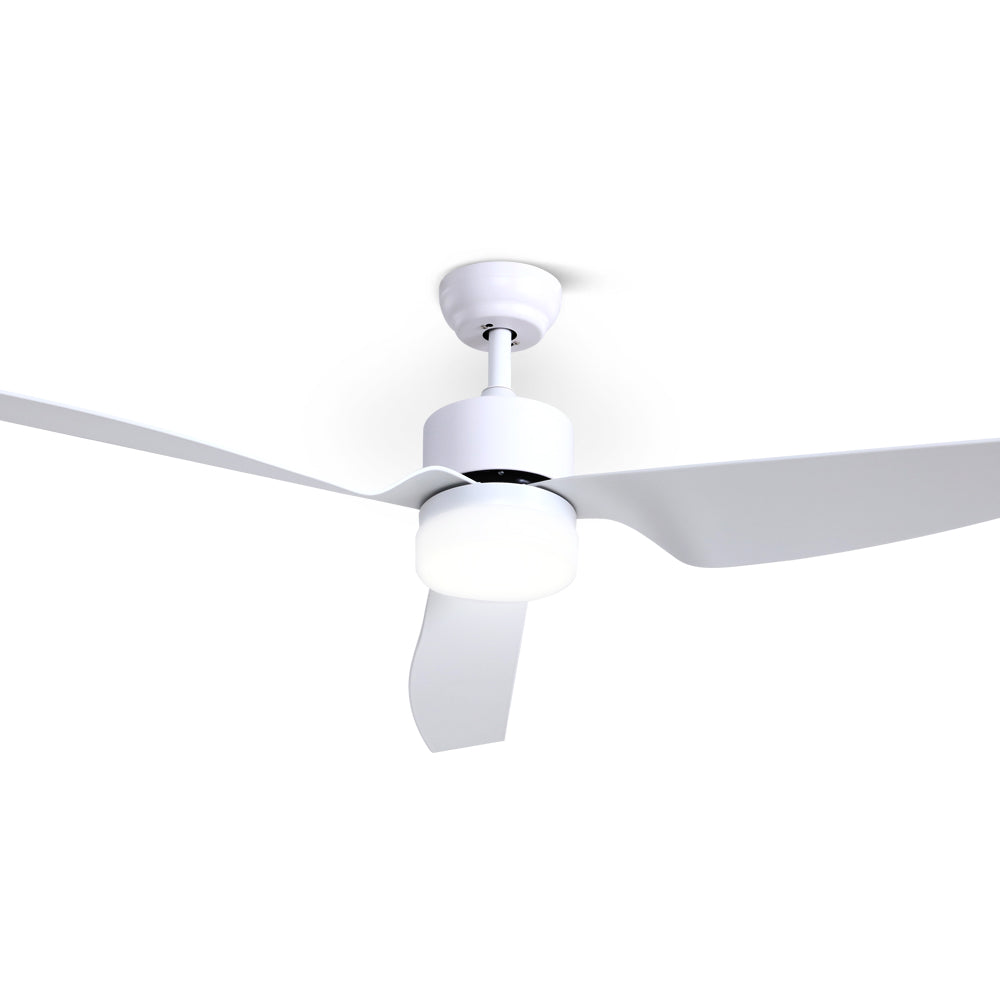 52 DC Motor Ceiling Fan with LED Light with Remote 8H Timer Reverse Mode 5 Speeds