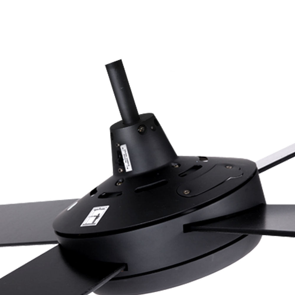 Devanti 52'' Ceiling Fan w/Light w/Remote Timer - Black