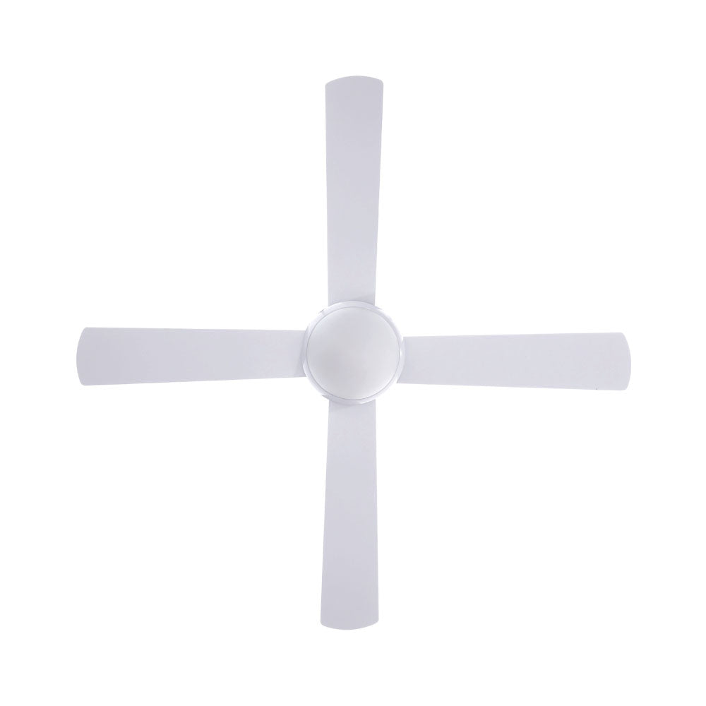 Devanti 52'' Ceiling Fan w/Light w/Remote Timer - White