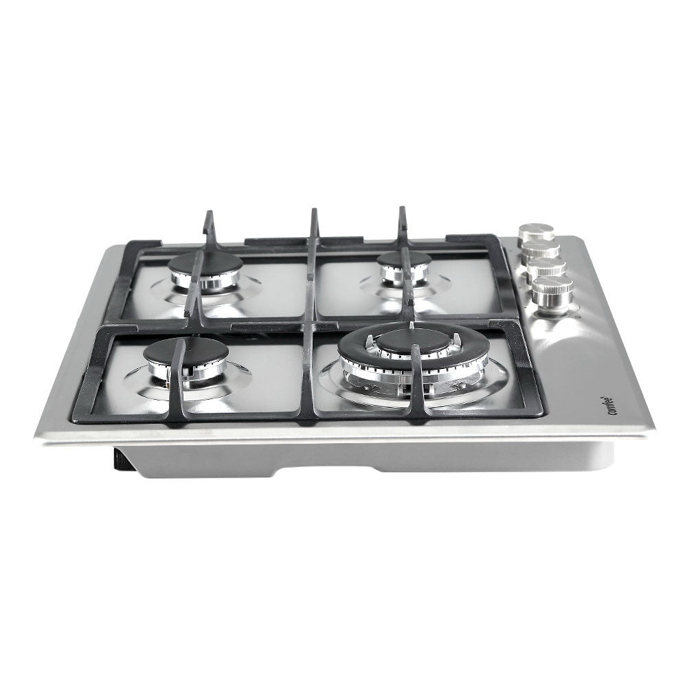 Comfee 60cm Gas Cooktop Stainless Steel 4 Burners Kitchen Stove Cook Top NG LPG