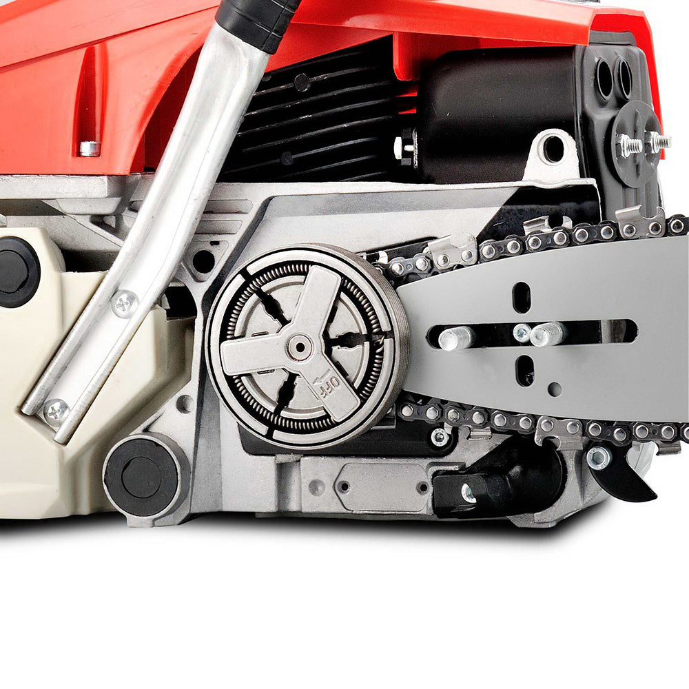 Giantz 62CC Commercial Petrol Chainsaw - Red & White