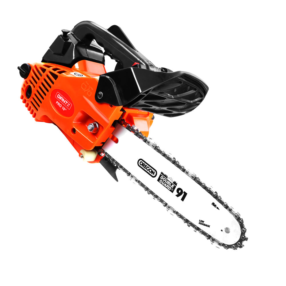 GIANTZ 25cc Commercial Petrol Chainsaw 10â€?Oregon Bar E-Start Chains Saw Tree