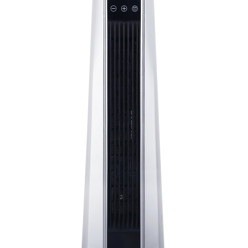 Devanti 2400W Electric Ceramic Tower Heater - Silver