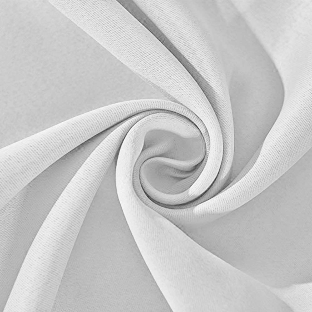 Artqueen 2X Pinch Pleat Pleated Blockout Curtains White 140cmx230cm