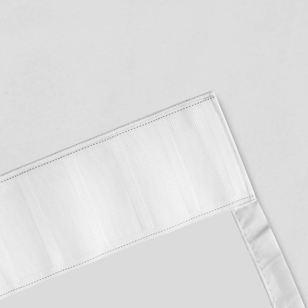 Artqueen 2X Pinch Pleat Pleated Blockout Curtains White 180cmx230cm