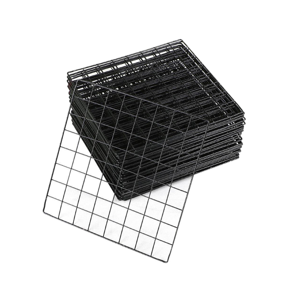 12 Cube Mesh Wire Storage Cabinet