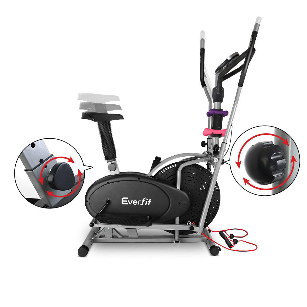 Everfit 6in1 Elliptical Cross Trainer Exercise Bike Bicycle Fitness