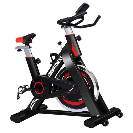 Everfit Spin Exercise Bike Cycling Flywheel Fitness Commercial Home Gym Black
