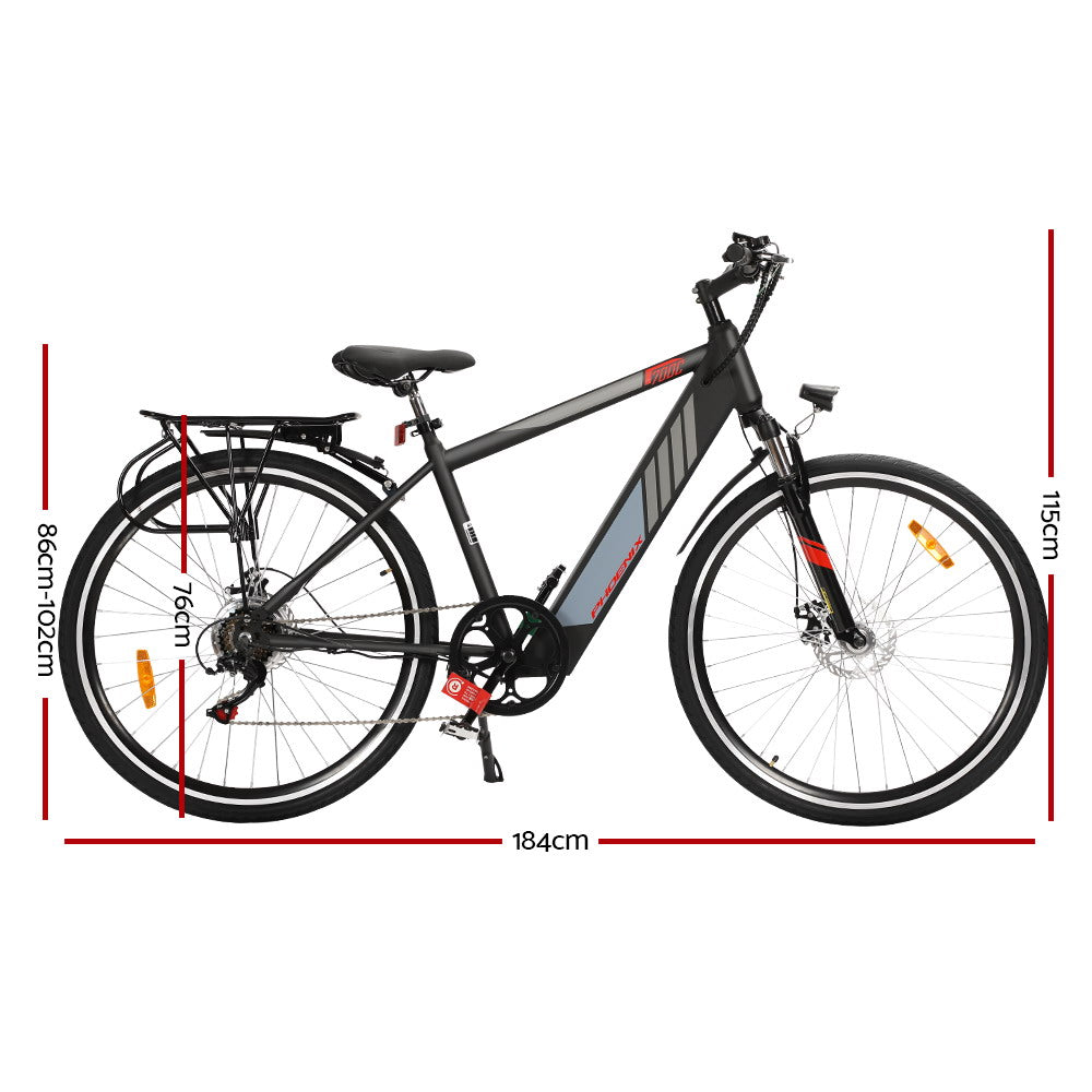 Phoenix 27" Electric Bike Mountain Bicycle eBike e-Bike