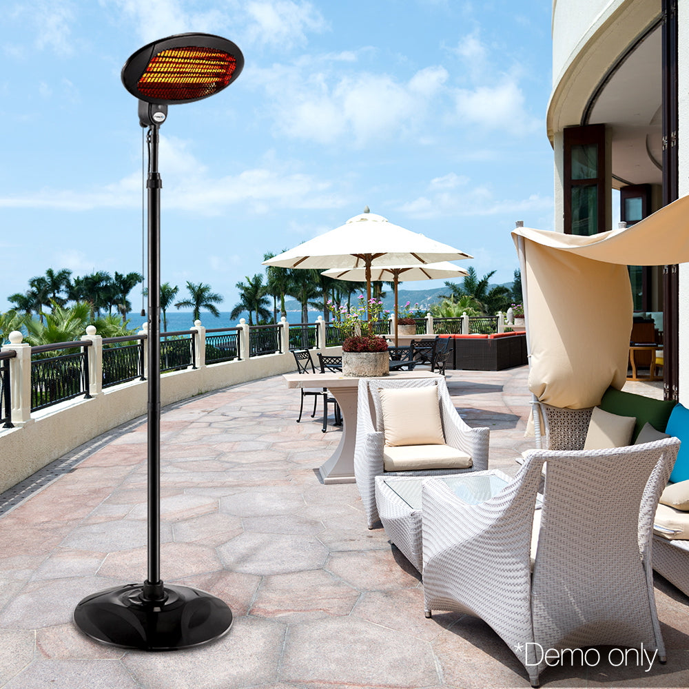 Devanti 2000w Electric Portable Patio Strip Heater