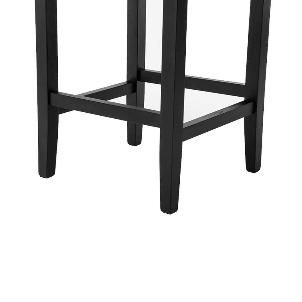 Artiss Set of 2 French Provincial Dining Chair - Charcoal