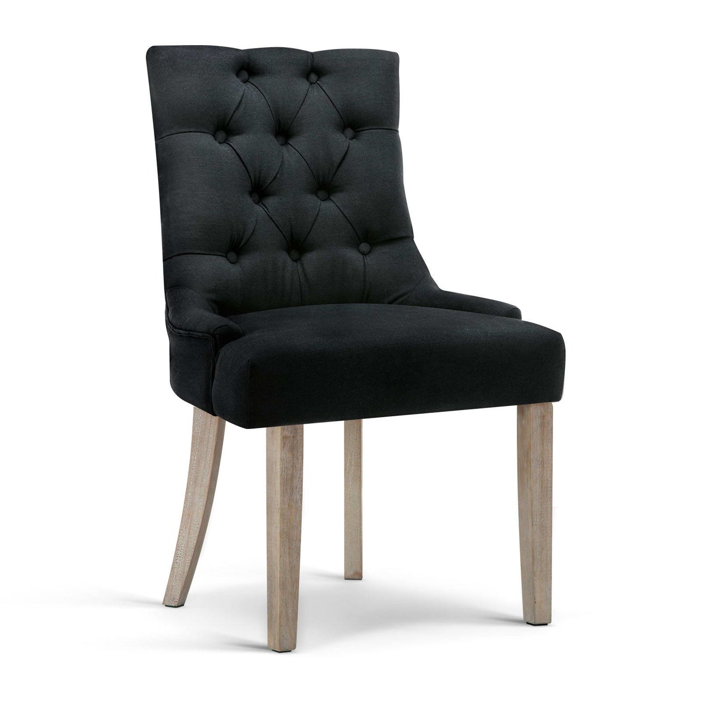 Artiss French Provincial CAYES Dining Chair Black