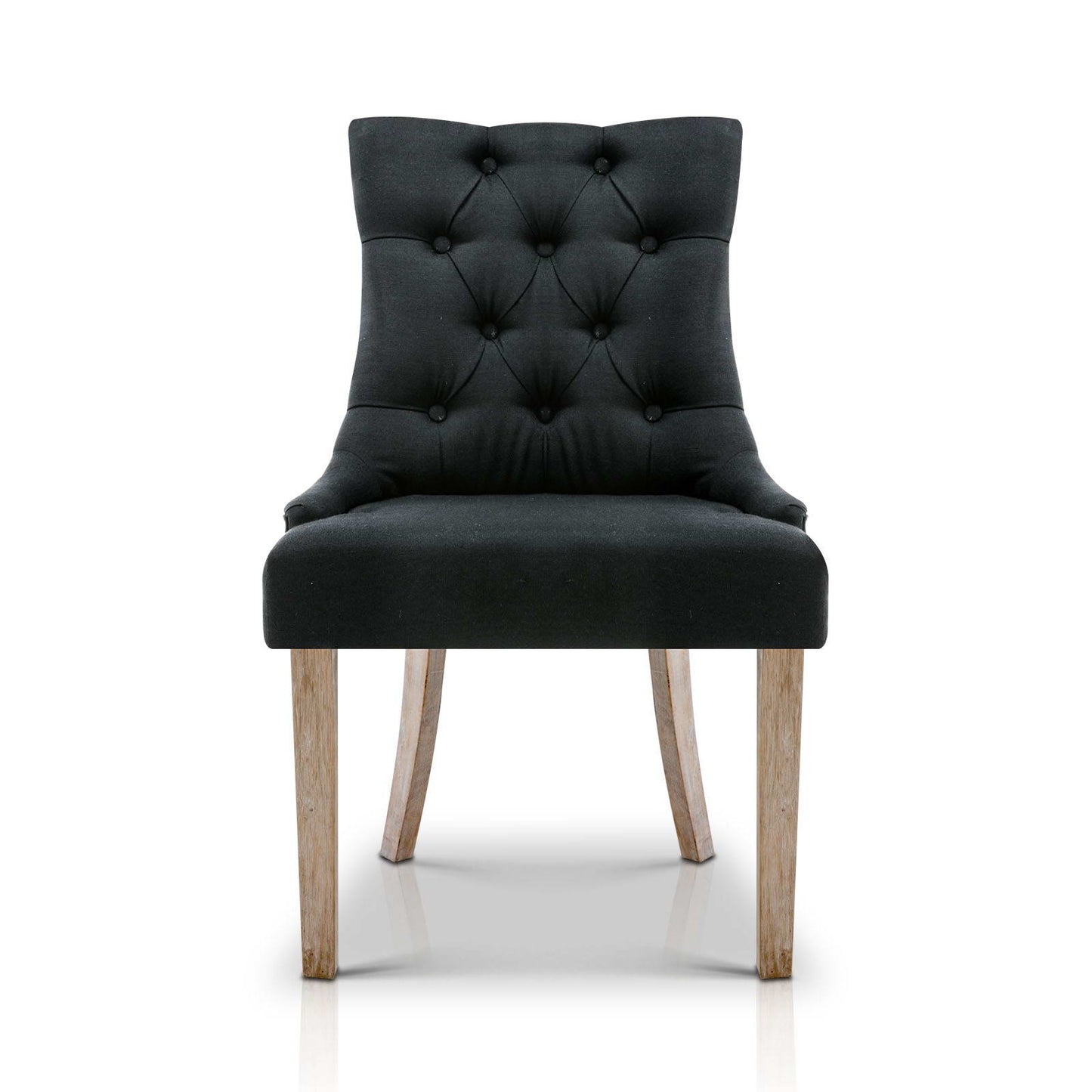 Artiss French Provincial CAYES Dining Chair Black