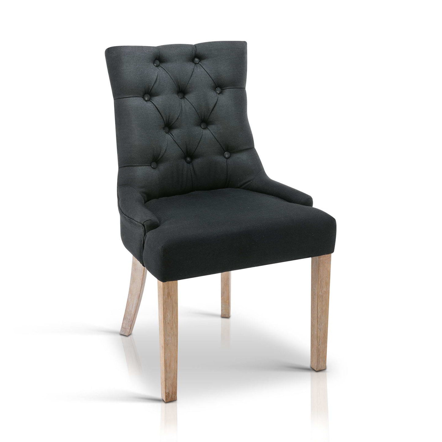 Artiss French Provincial CAYES Dining Chair Black