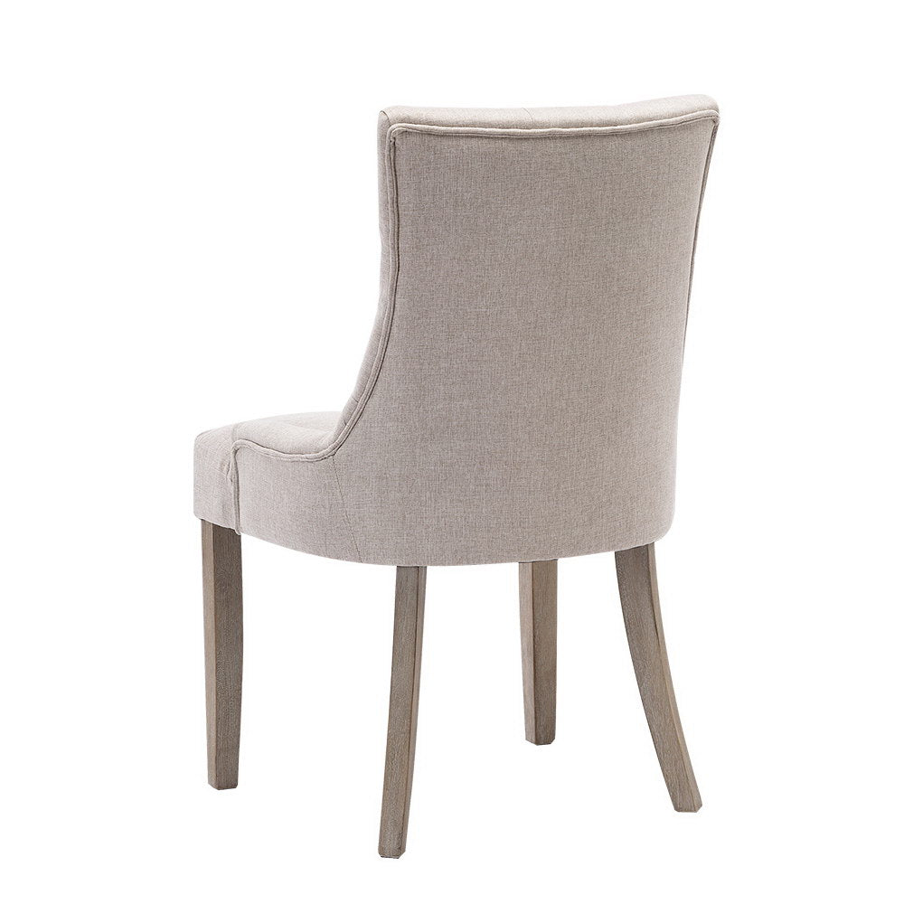 Artiss CAYES French Provincial Dining Chair Beige