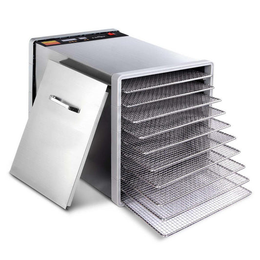 5 Star Chef Stainless Steel Food Dehydrator with 10 Trays