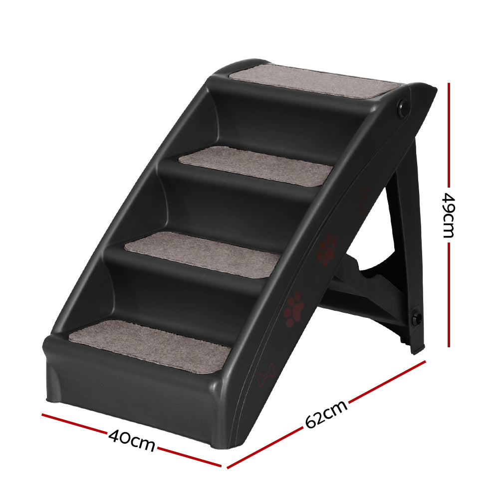 Folding dog best sale steps for bed