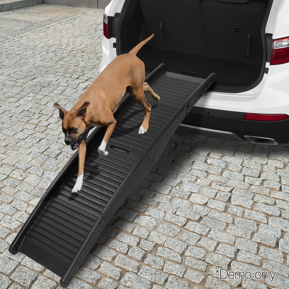 i.Pet Portable Folding Pet Ramp for Cars - Black