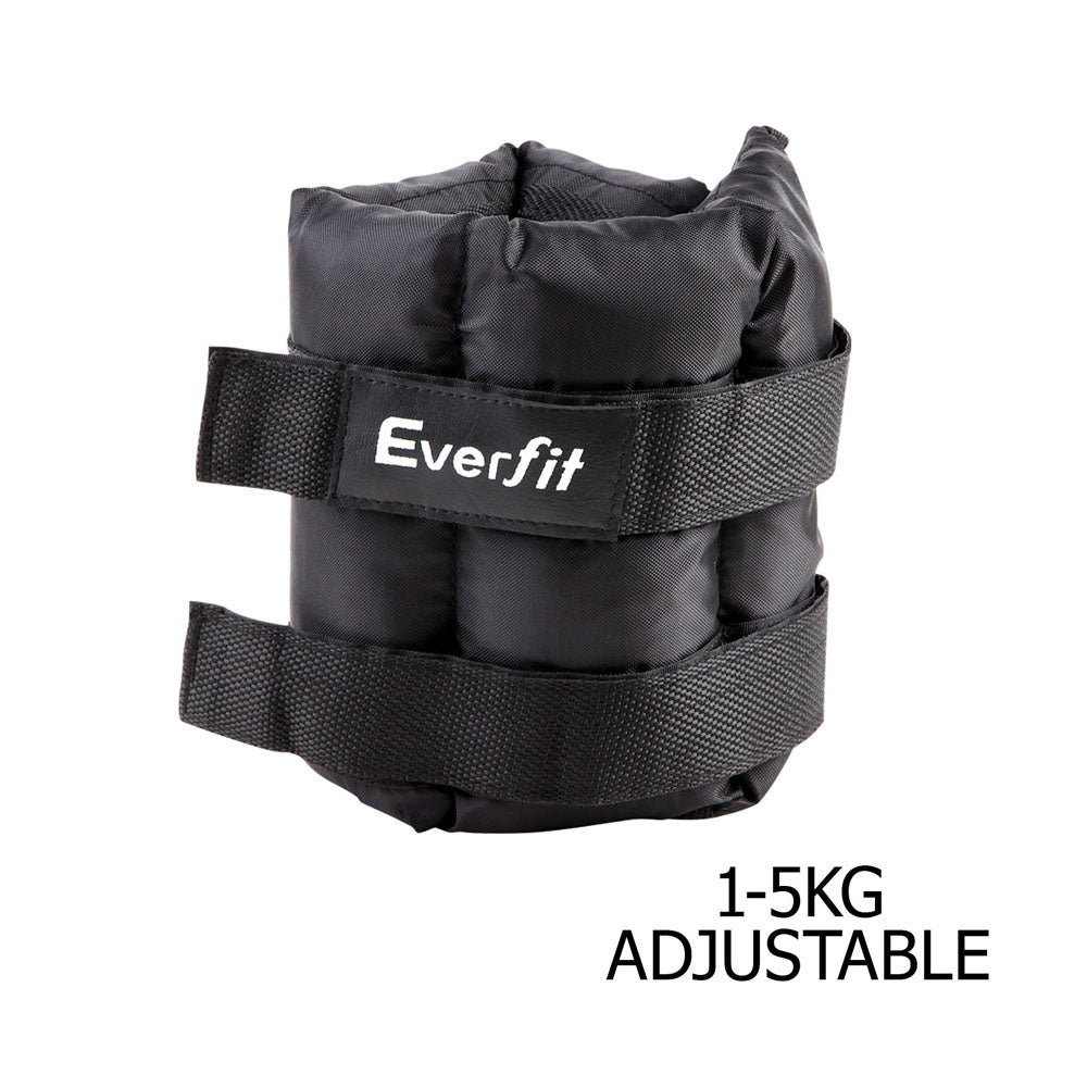 Everfit Set of 2 Wrist Ankle Weights 5kg with Straps