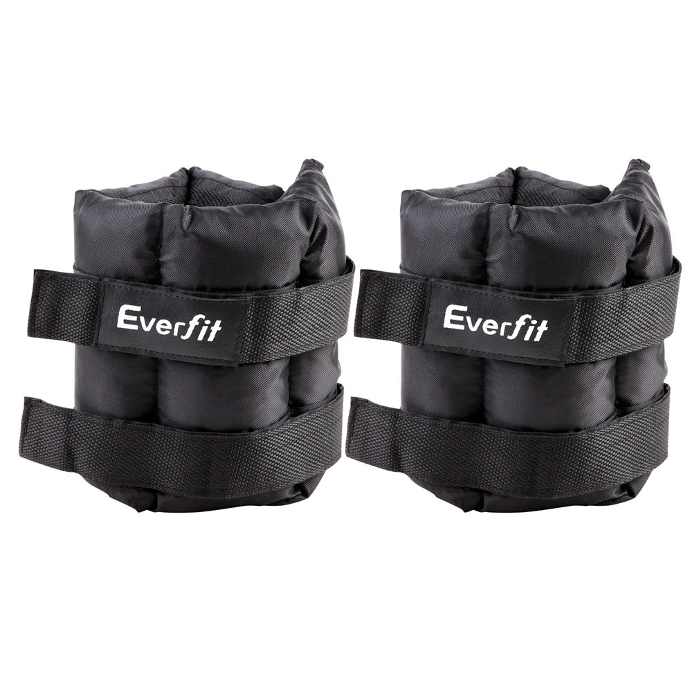 Everfit Set of 2 Wrist Ankle Weights 5kg with Straps