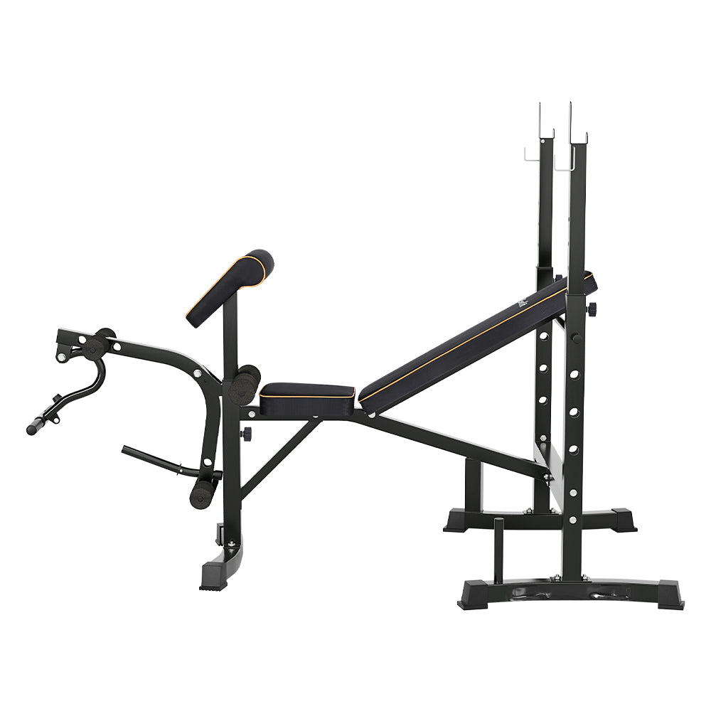 Everfit 10 In 1 Weight Bench Adjustable Home Gym Station Bench Press 330KG