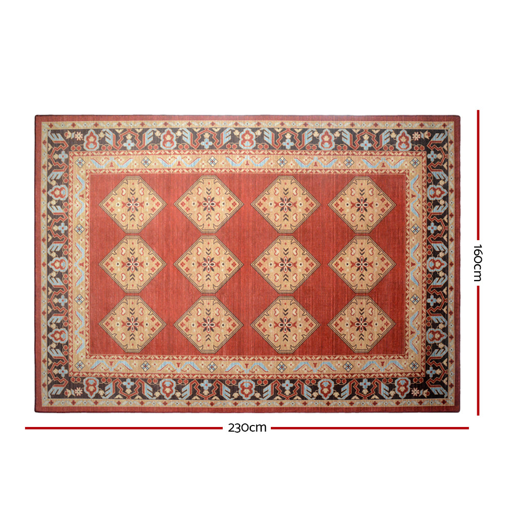 Artiss Floor Rugs Carpet 160 x 230 Living Room Mat Rugs Bedroom Large Soft Red