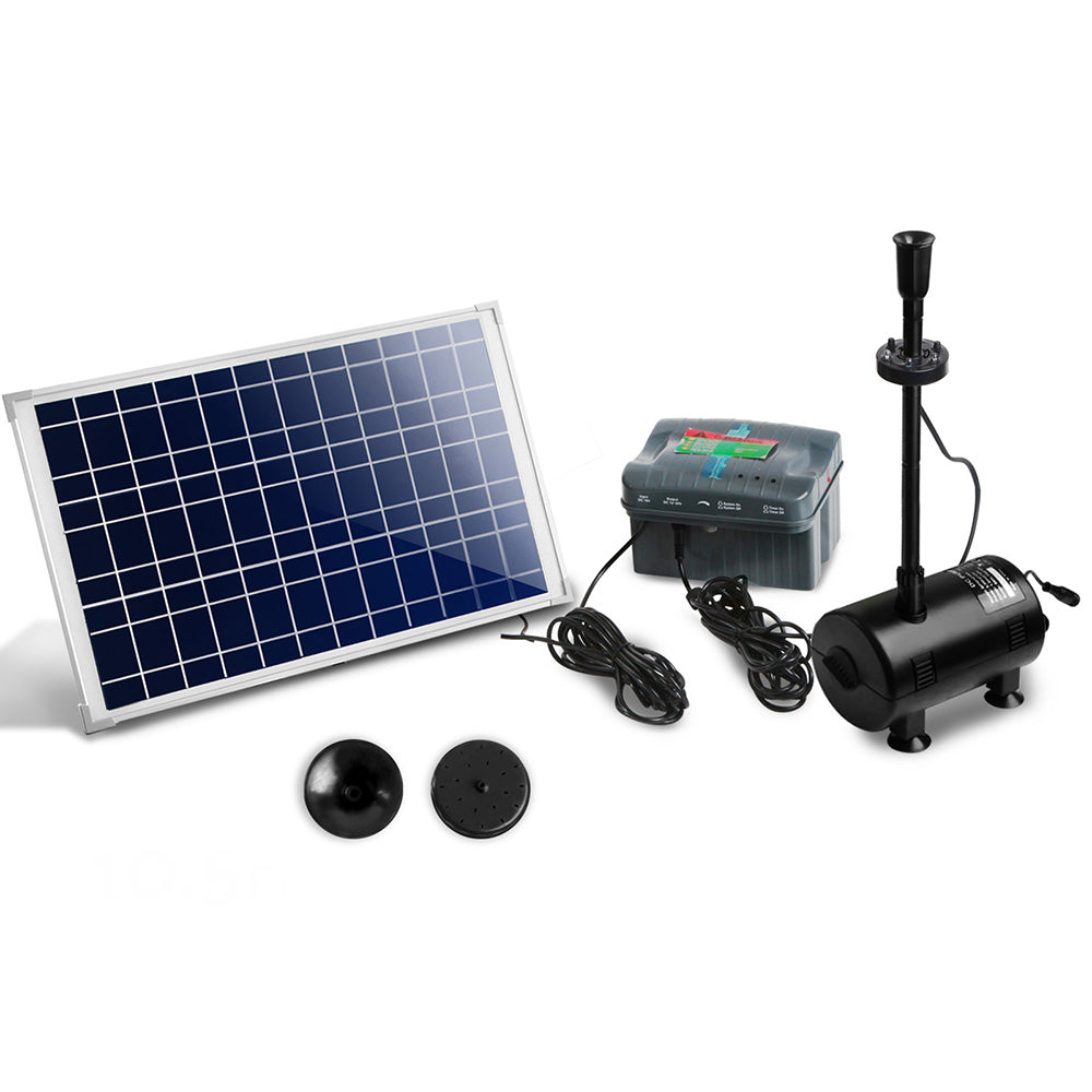 Gardeon 1600L/H Submersible Fountain Pump with Solar Panel