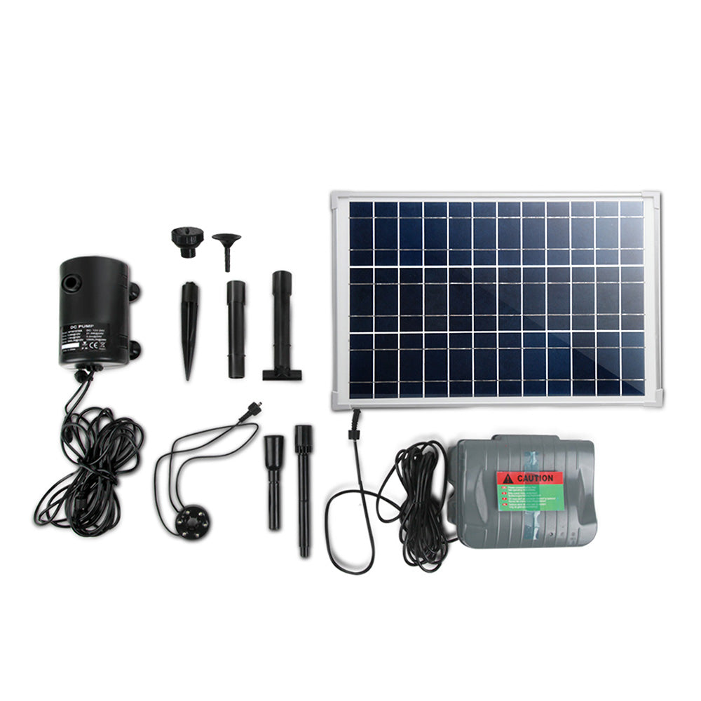 Gardeon 1600L/H Submersible Fountain Pump with Solar Panel