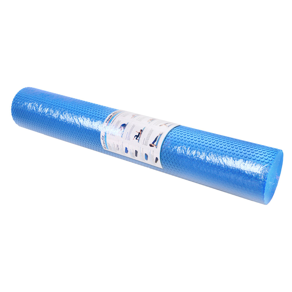 Everfit 90 x 15cm Yoga Gym Pilates EVA Stick Foam Roller - Blue