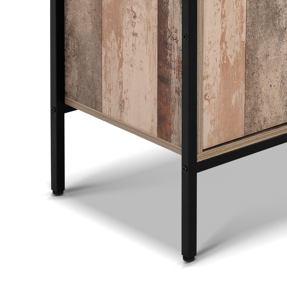 Artiss TV Stand Entertainment Unit Storage Cabinet Industrial Rustic Wooden 120cm