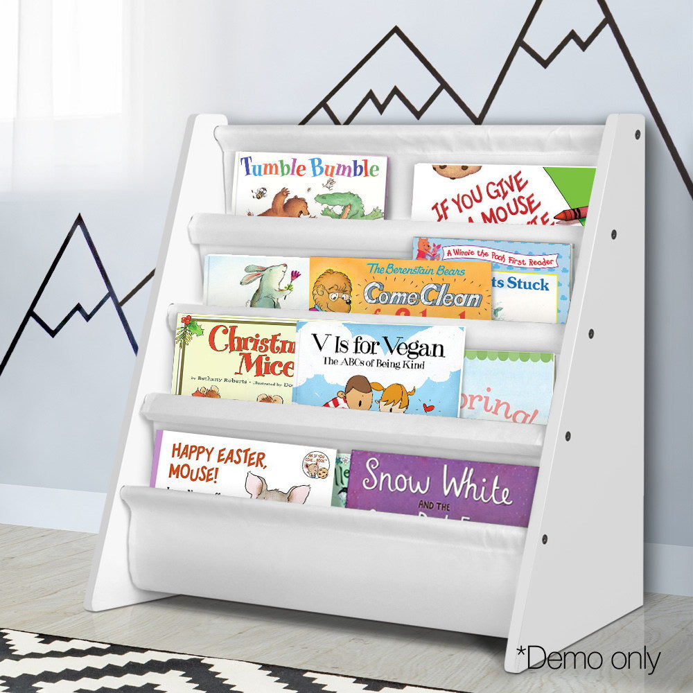 Keezi Kids Bookshelf Shelf Children Bookcase Magazine Rack Organiser Display