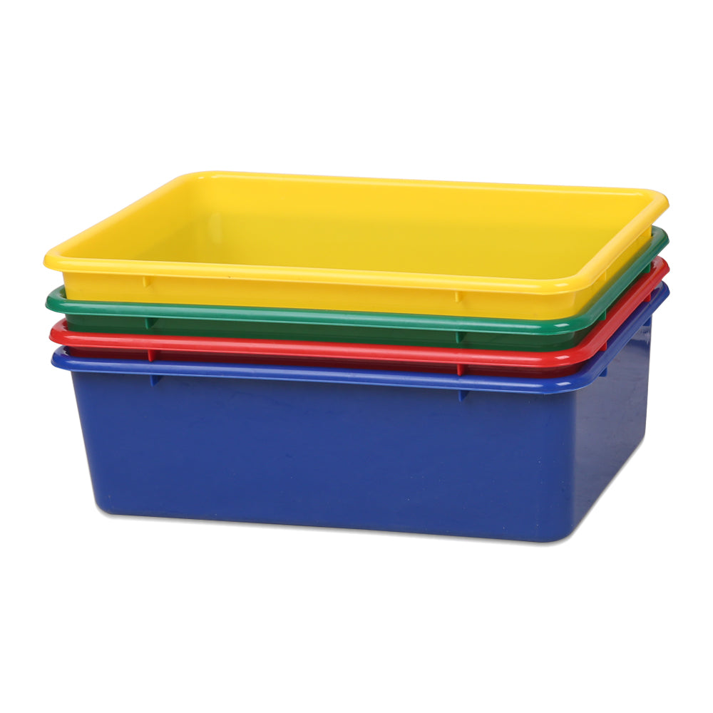 Keezi 12 Plastic Bins Kids Toy Organiser Box Bookshelf Storage Children Rack