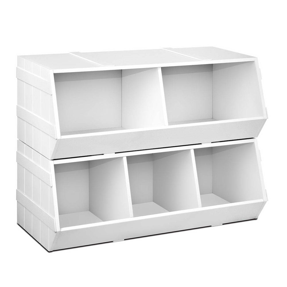 Artiss Kids Toy Storage Box - White