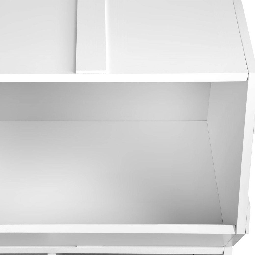 Keezi Kids Toy Box Stackable Bookshelf Storage Organiser Bookcase Shelf