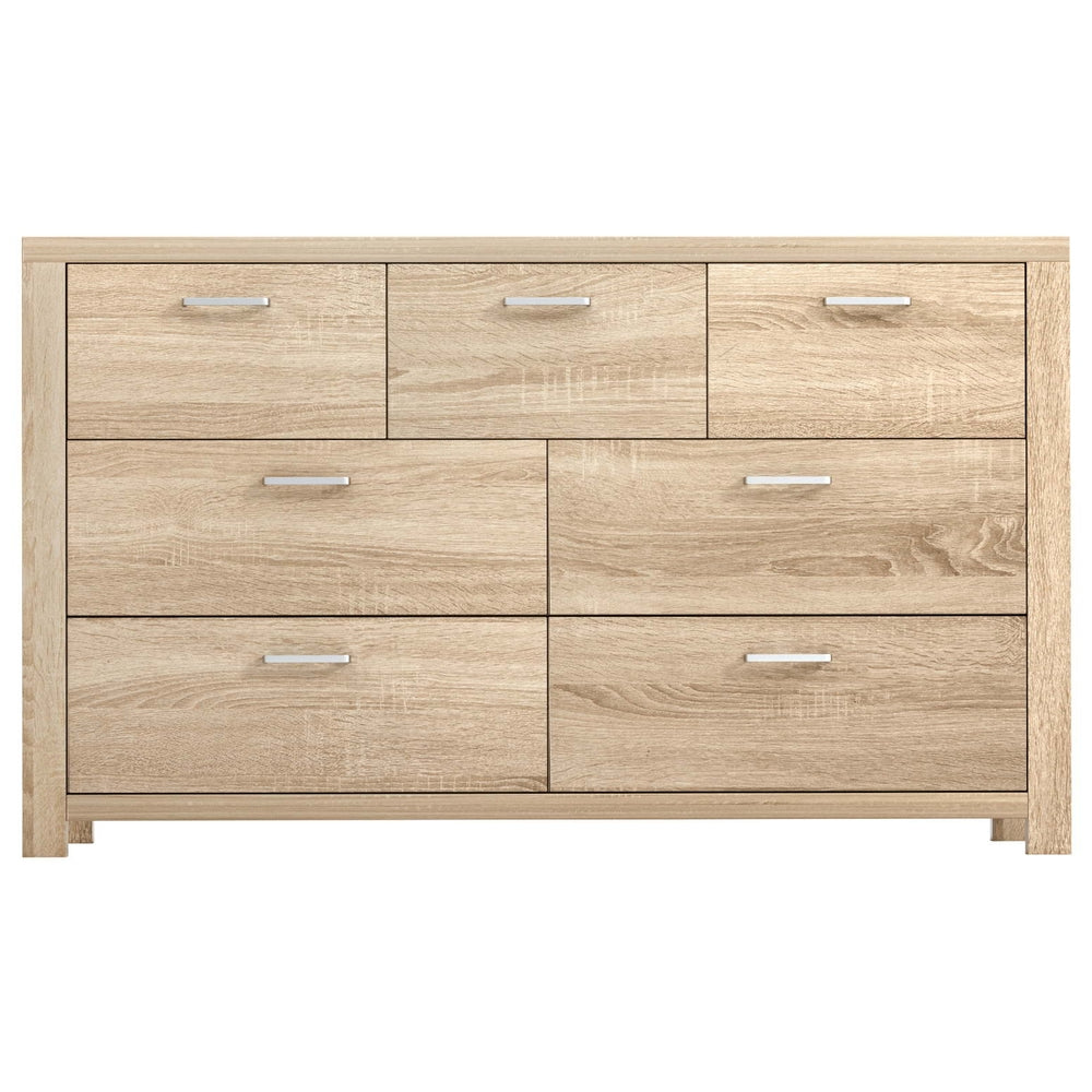 Artiss 7 Chest of Drawers - MAXI Pine