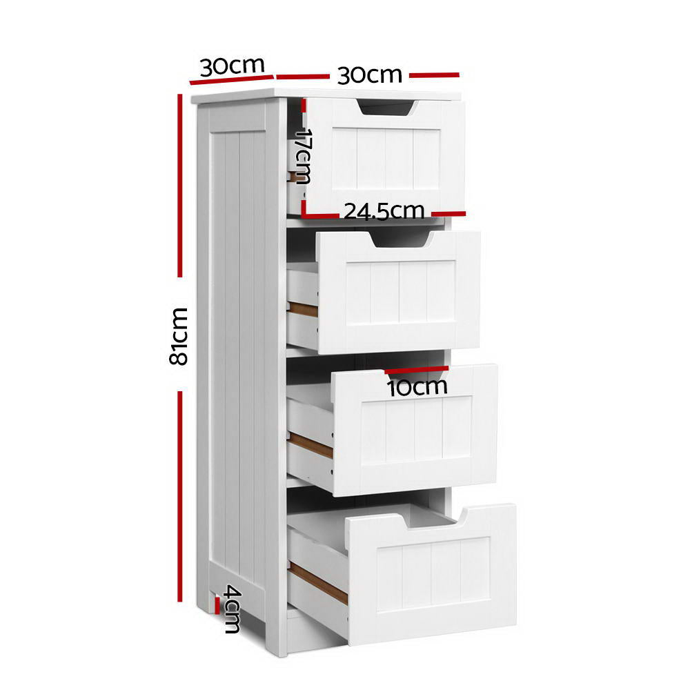 Artiss Storage Cabinet Chest of Drawers Dresser Bedside Table Bathroom Stand