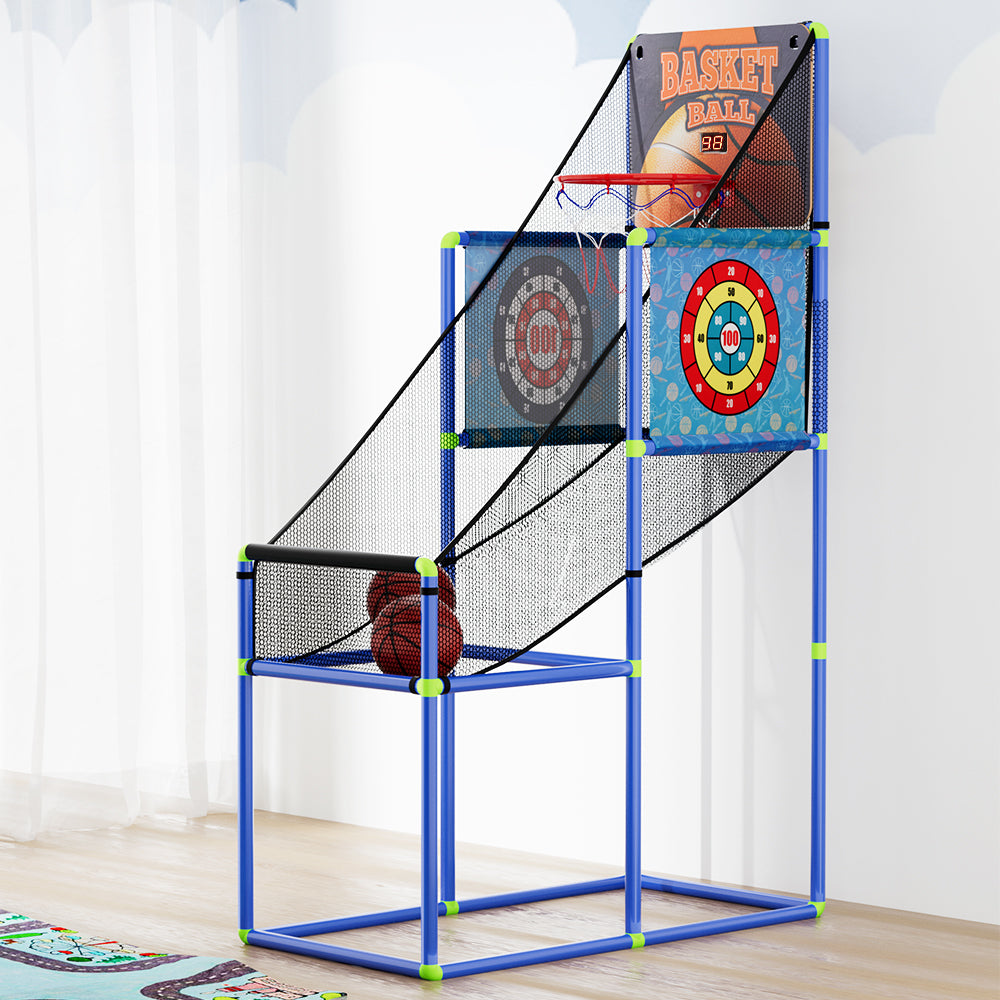 Arcade Basketball Game Kids Basketball Hoop Shot Electronic Scorer 3 Games Toy