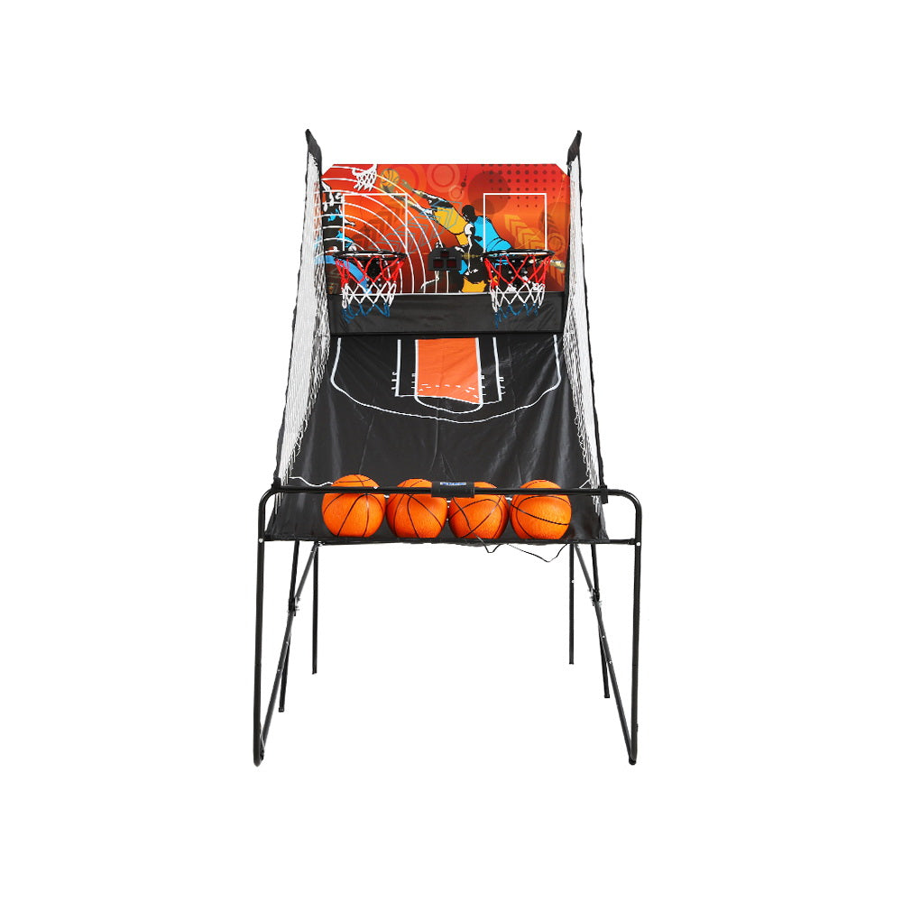 Arcade Basketball Game Double shooting Electronic Scoring Folding Outdoor Kids