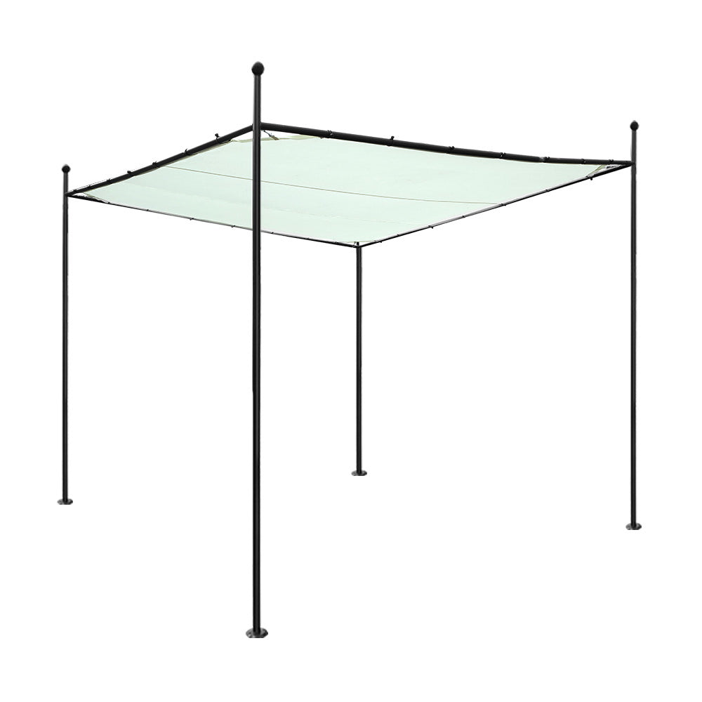 Instahut 4x4m Gazebo Party Wedding Marquee Tent Shade Iron Art Canopy Camping