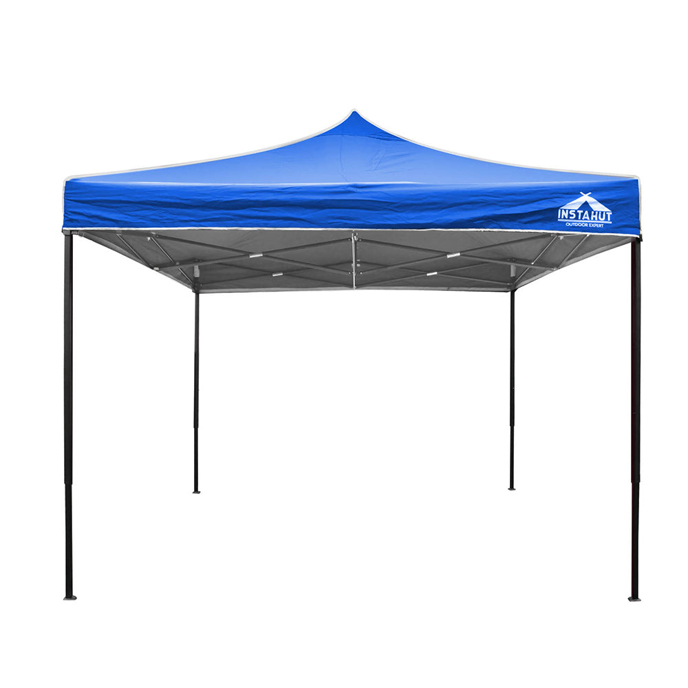 Instahut Gazebo Pop Up Marquee 3x3m Outdoor Tent Folding Wedding Gazebos Blue