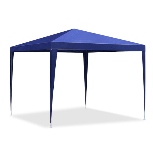 Instahut 3x3m Wedding Gazebo Tent Party Event Marquee Shade Blue Without Panel
