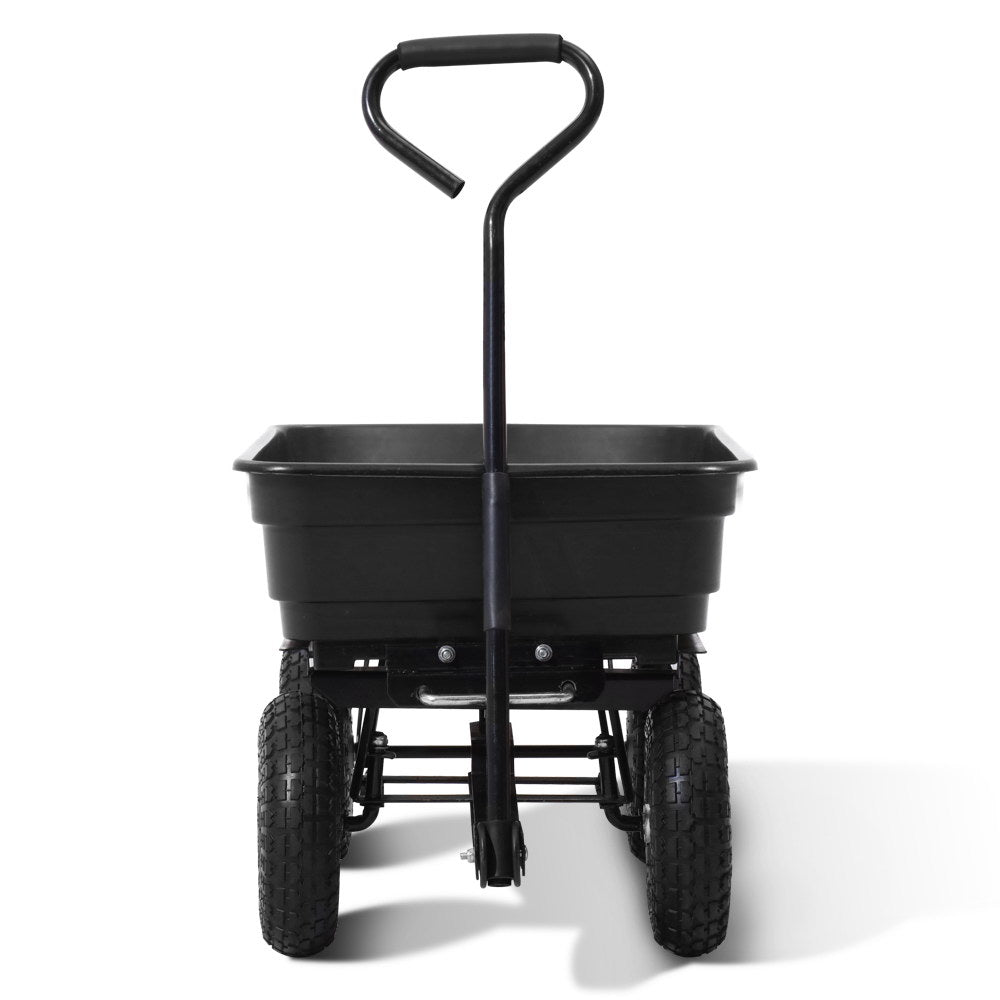 Gardeon 75L Garden Dump Cart - Black