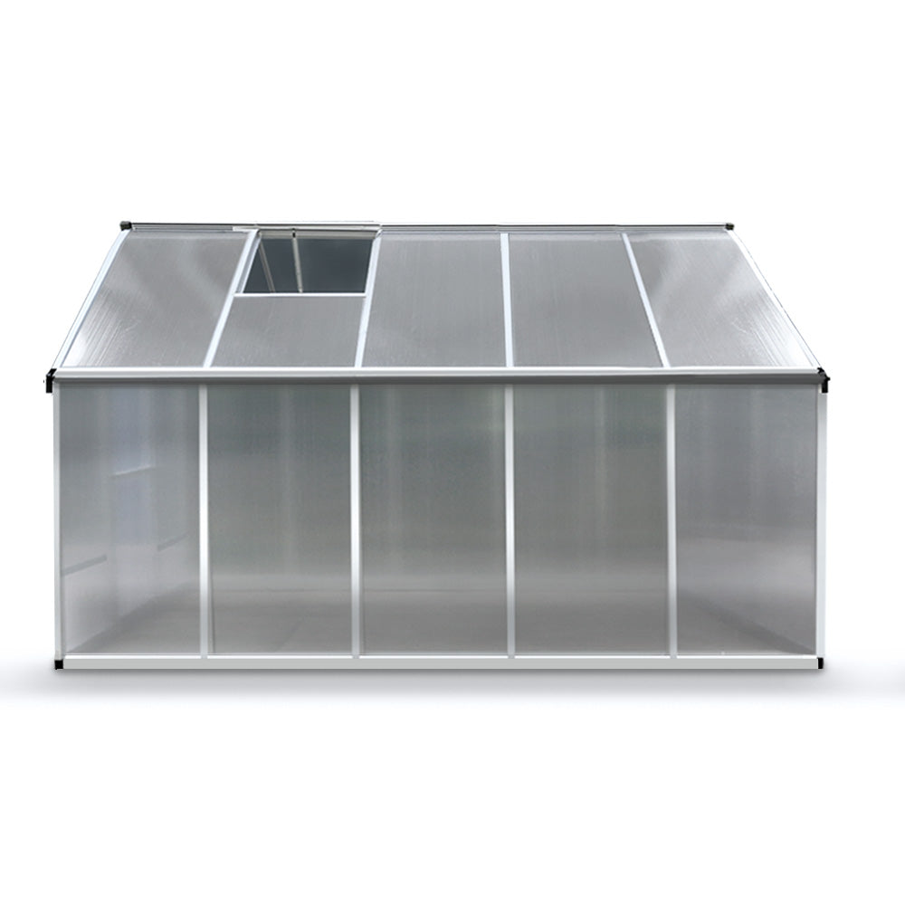 Greenfingers Greenhouse Aluminium Green House Garden Shed Greenhouses 3.02x2.5M