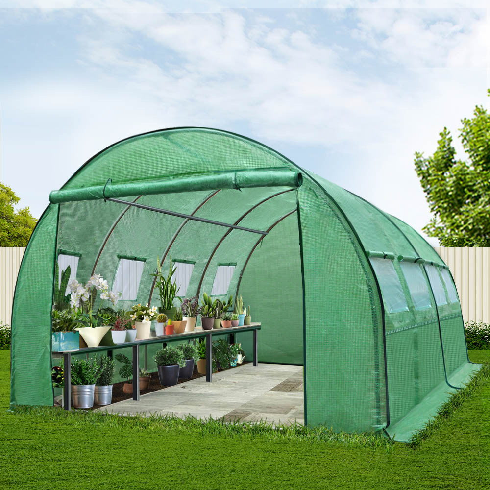 Greenfingers Greenhouse 4MX3MX2M Green House Replacement Cover Only Garden Shed