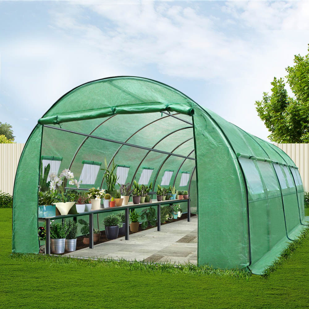 Greenfingers Greenhouse Garden Shed Green House Replacement *Cover Only* 6X3X2M