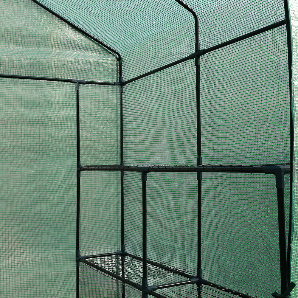 Greenfingers Greenhouse Green House Tunnel 2MX1.55M Garden Shed Storage Plant