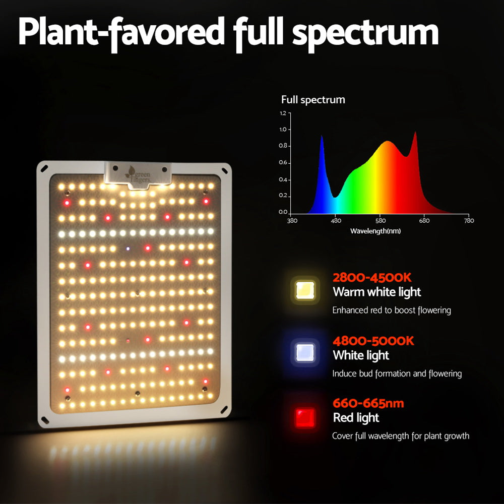 Green Fingers Max 1000W Grow Light LED Full Spectrum Indoor Plant All Stage Growth