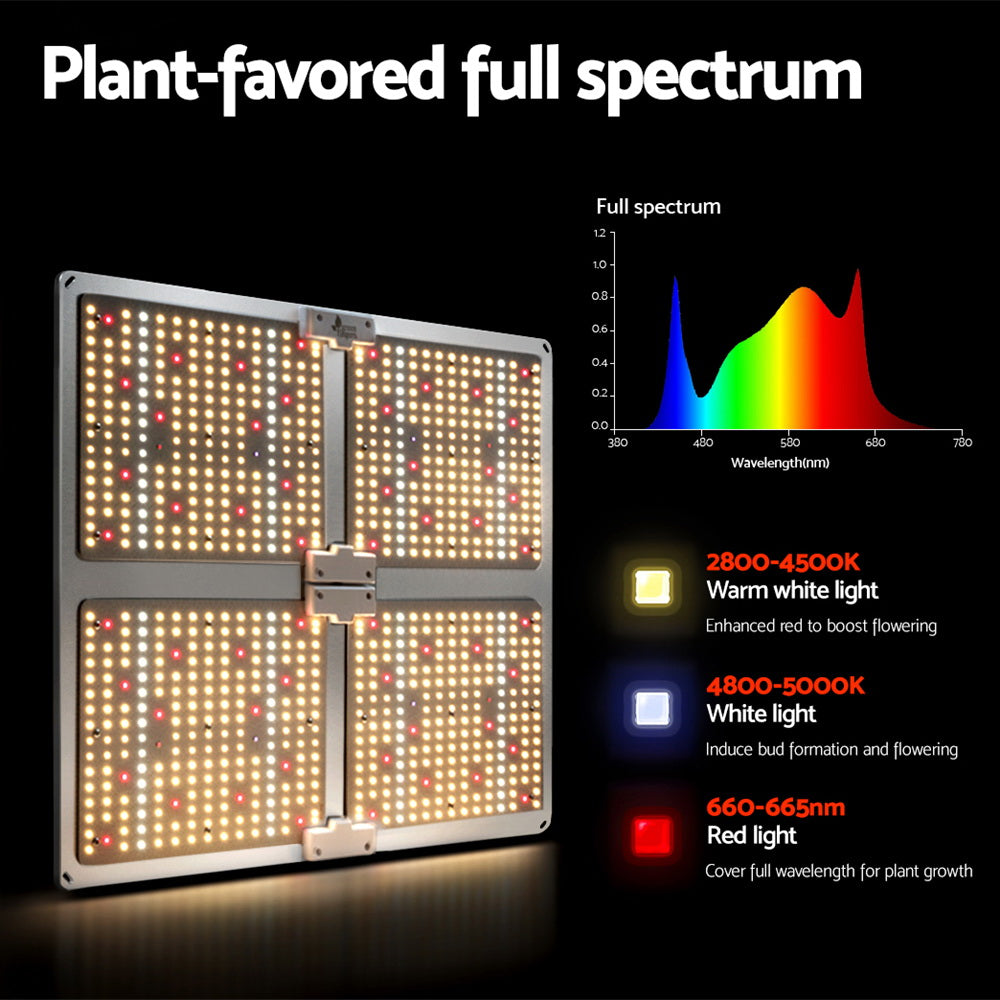 Green Fingers Max 4500W Grow Light LED Full Spectrum Indoor Plant All Stage Growth