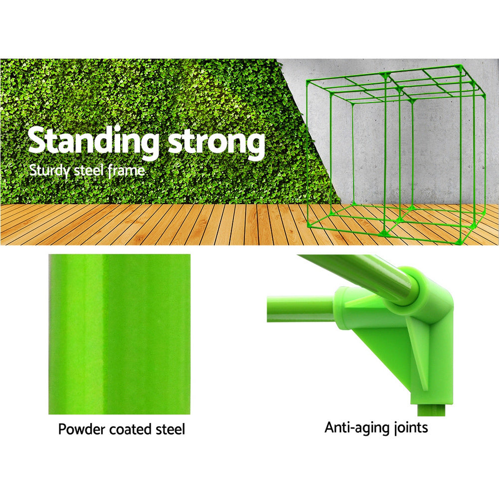 Green Fingers Grow Tent 200x200x200CM Hydroponics Kit Indoor Plant Room System